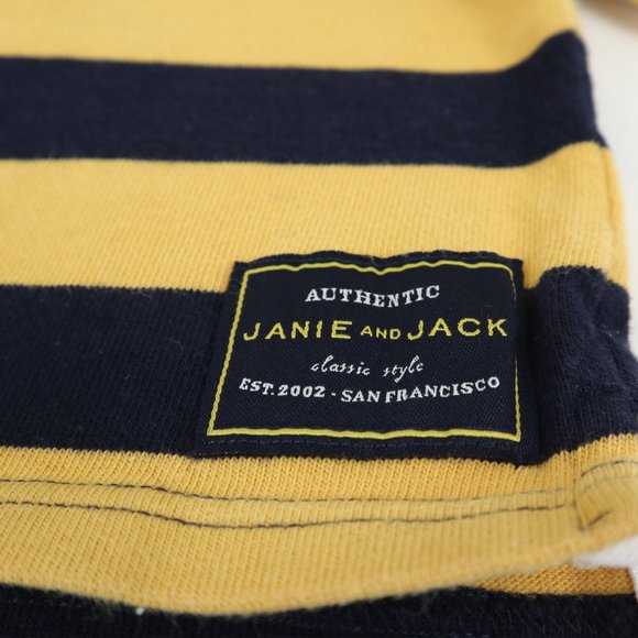 JANIE & JACK long sleeve polo, boy's size 3-6M - Picture 2 of 4